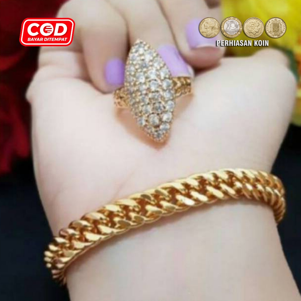Set Xuping Rantai Free Cincin