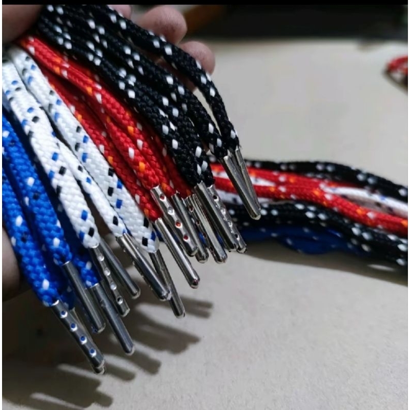 tali sepatu motif/tali hoodie/tali celana