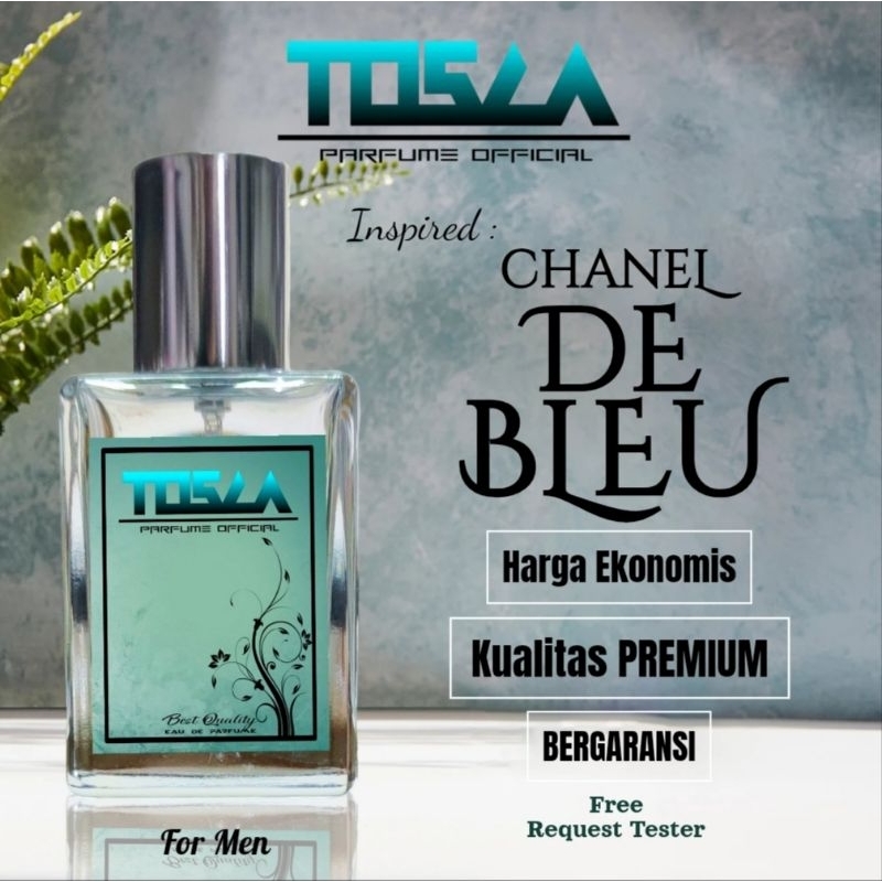 TOSCA Parfume - DE BLUE | Parfume pria dan wanita berkualitas PREMIUM 30 ML tahan lama - Eau de Parf