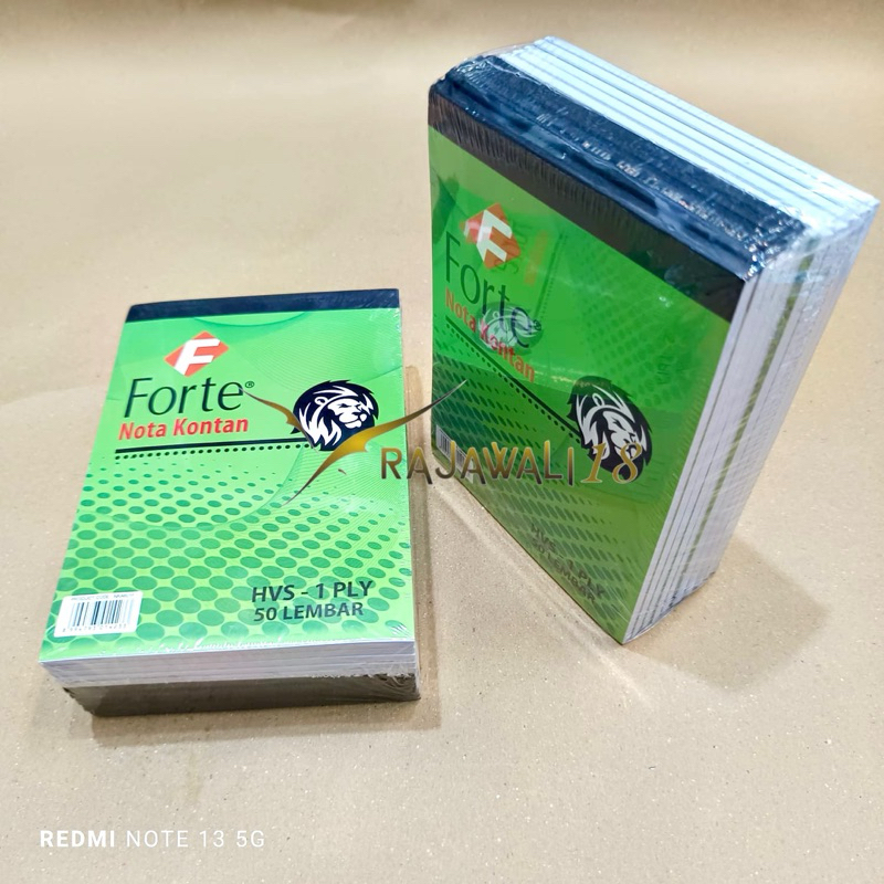 

1 Pak Nota Kontan Kecil 1 Ply(Isi 10 Pcs)FORTE