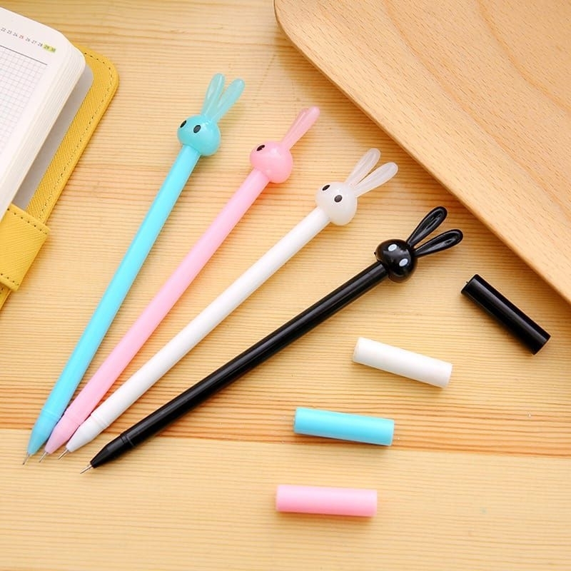 

[IG08] | Pulpen pena unik bentuk kepala kelinci warna warni cocok untuk anak tk