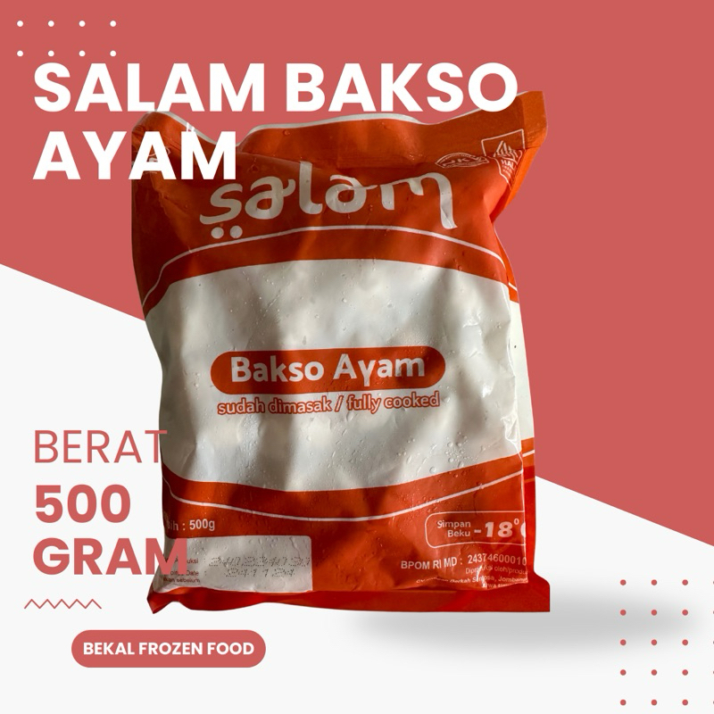 

Salam Bakso Ayam 500gr