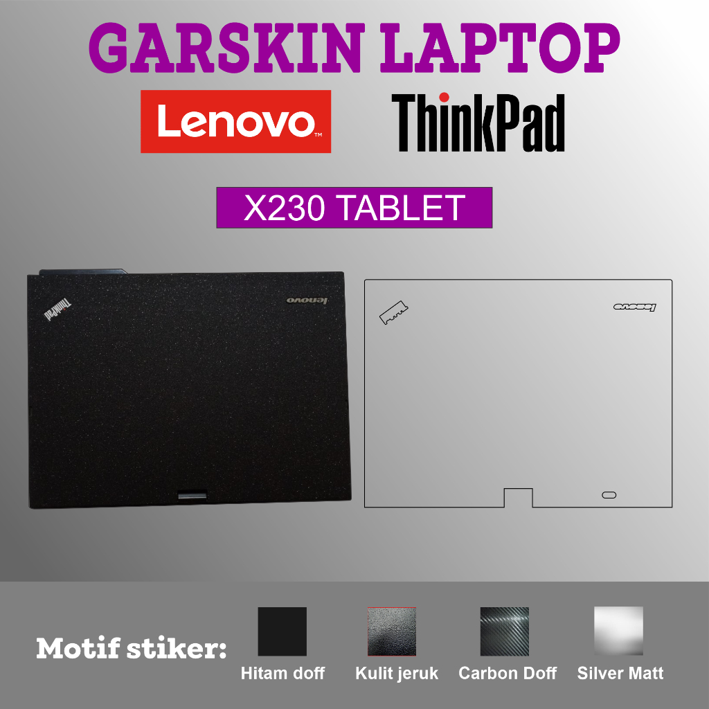 Garskin Laptop Lenovo X230 TABLET Skin Protector