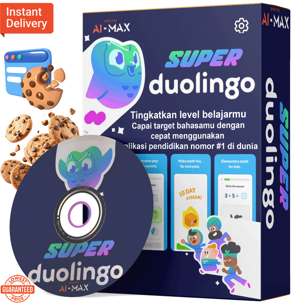 

LIFETIME | Super Duolingo - Belajar Bahasa Jadi Super Mudah #1 education app | Cookies Login