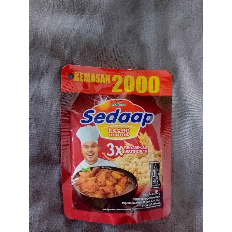 

kecap saset kecap sedap kemasan 85gr