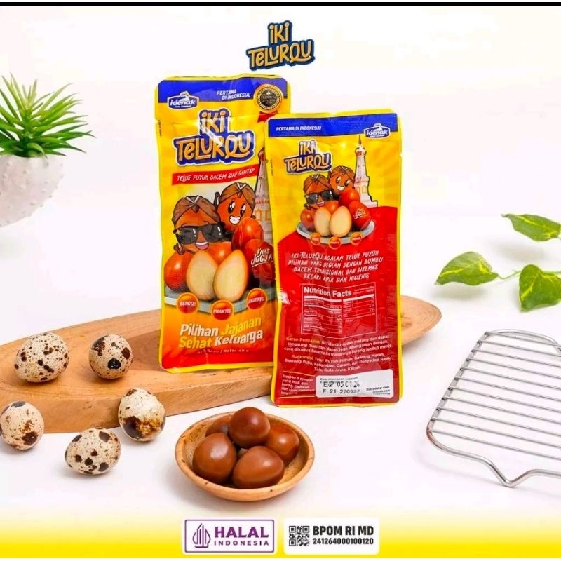 

Iki TelurQu Siap Saji isi 5 butir Halal dan Bpom