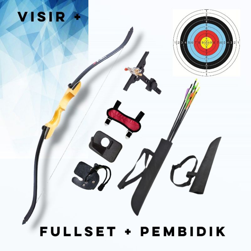 Busur panah anak sd smp dengan visir pembidik