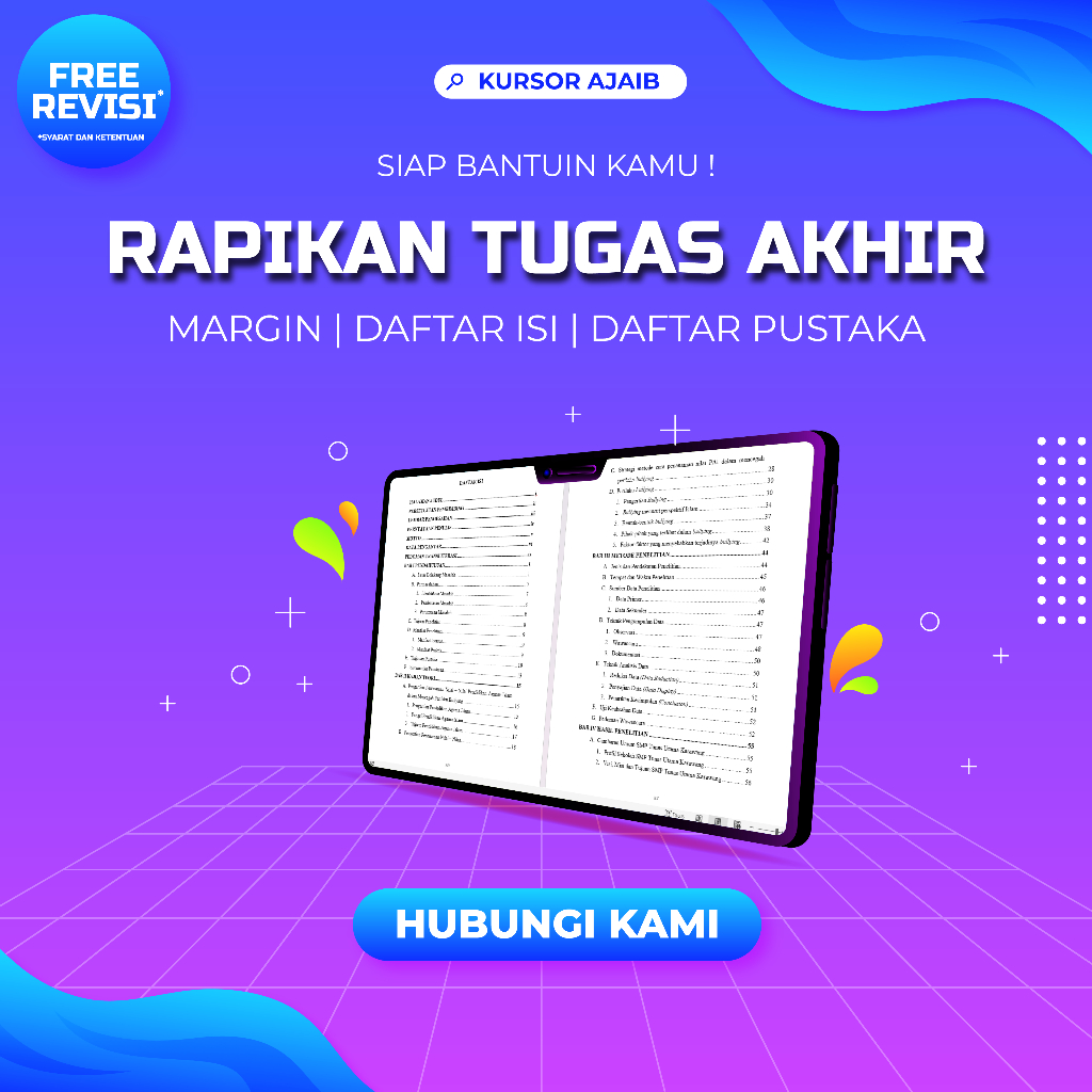 Merapikan Skripsi | Margin | Daftar Isi | Daftar Tabel | Daftar Gambar | No Halaman | Daftar Lampira