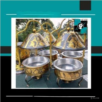 tempat prasmanan set panci pemanas catering