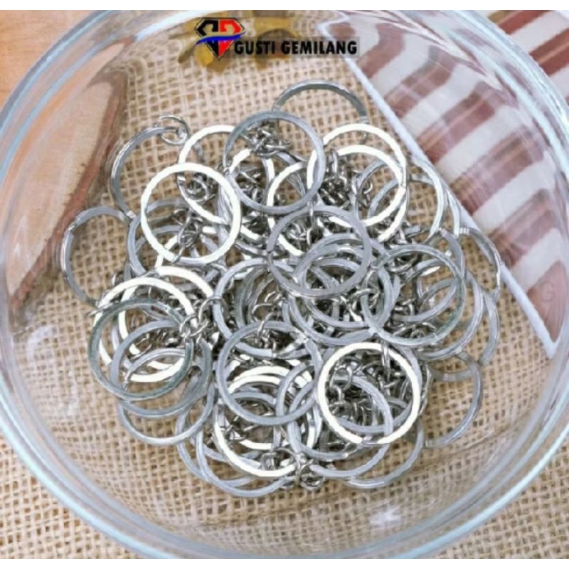 Ring gantungan kunci ring gantungan ring gepeng murah grosir