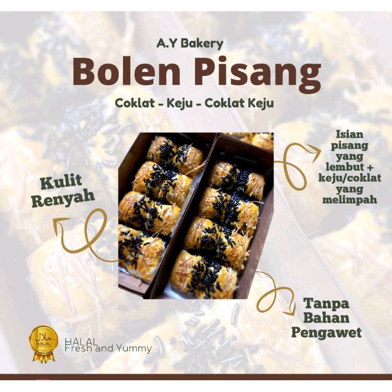 

Bolen Pisang (isi 8pcs)