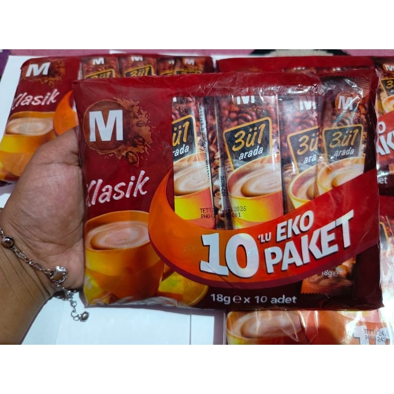 

kopi khas turki classik 3in1 isi 1 pack 10sashet