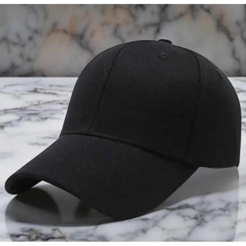 GRIYA REMA Topi Baseball Premium Topi Hitam Polos Topi Wanita Topi Premium Topi Hitam Kualitas Tebal