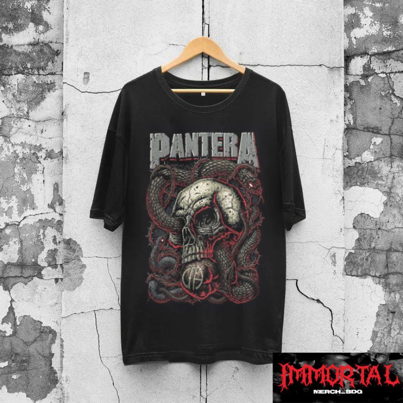 KAOS MUSIK/BAND PANTERA T-SHIRT FULL PRINT COTTON COMBAD 30S KEKINIAN