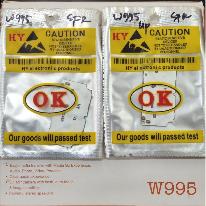 Keytone atas Sony Ericsson W995 Flexible