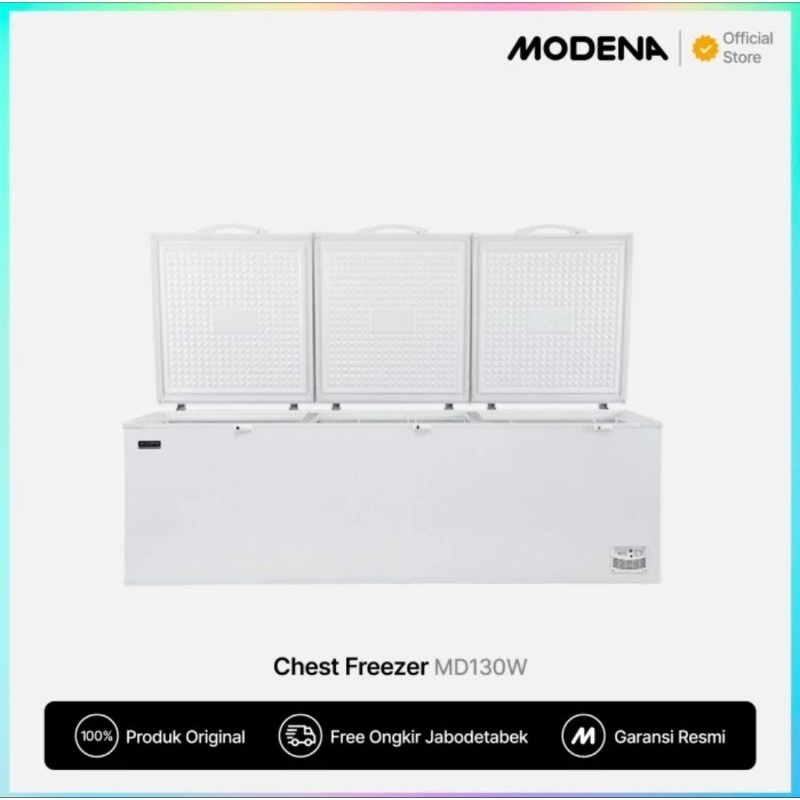 MODENA CHEST FREEZER 1300L 3PINTU MD130W