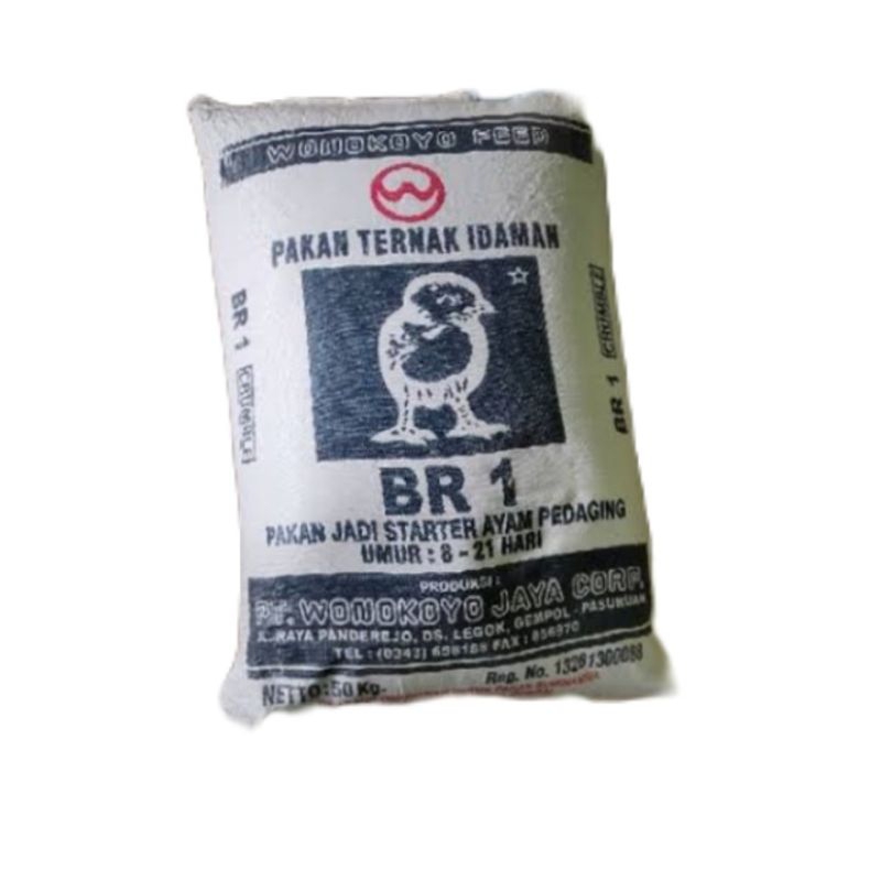 BR 1 WONOKOYO PAKAN AYAM STARTER PEDAGING 1 KG