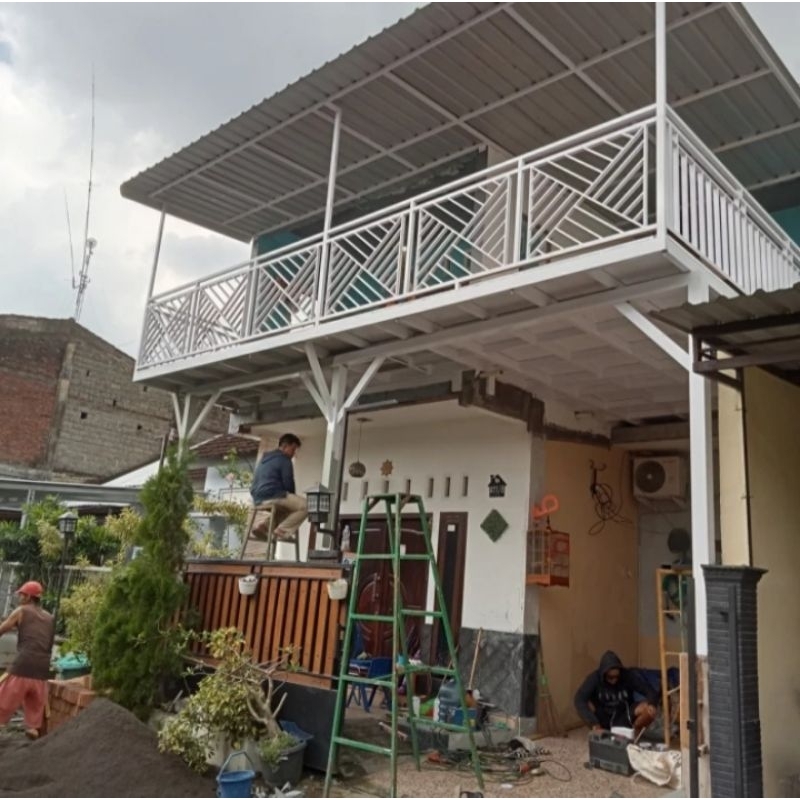 mezanine outdor teras besi galvanis berkwalitas