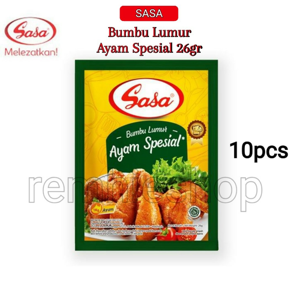 

SASA Bumbu Lumur Ayam Spesial 26gr x 10pcs