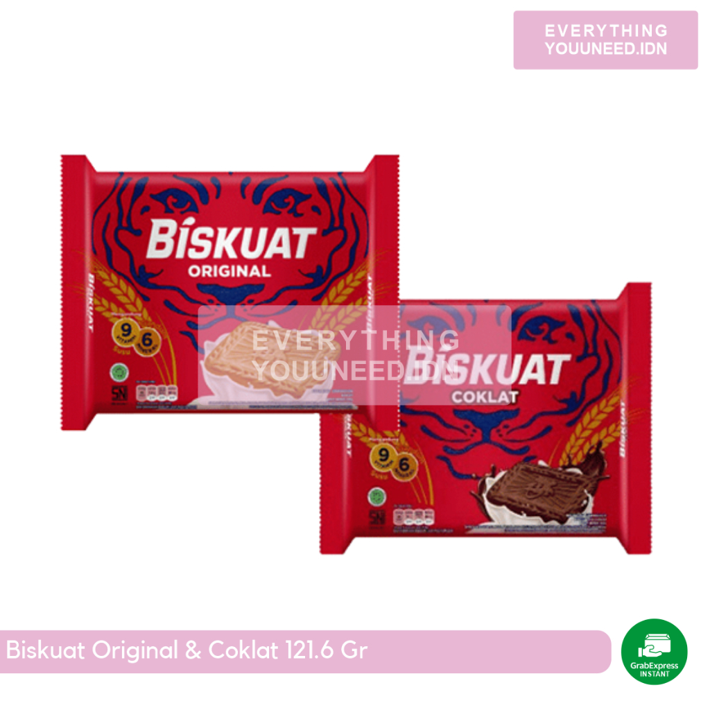 

Biskuat Biskuit Original & Coklat 121.6 gr