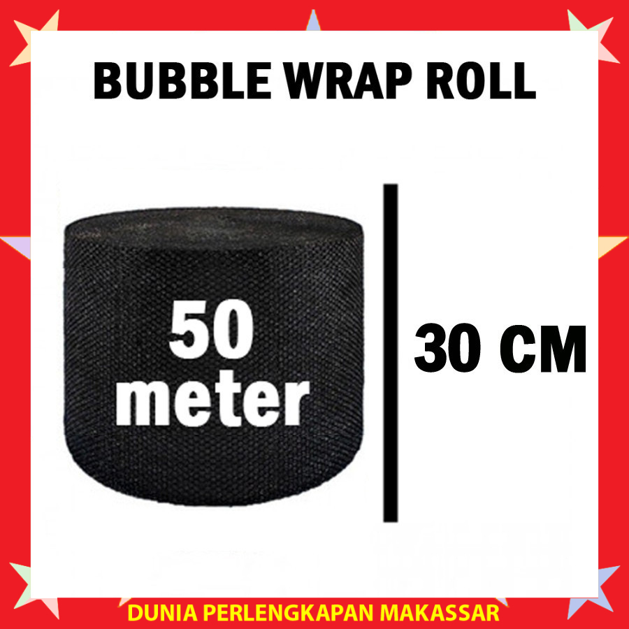 

PL03 Bubble Wrap ROLL 30cm x 50m Bubble Wrap Gulungan Pembungkus Paket 15A5