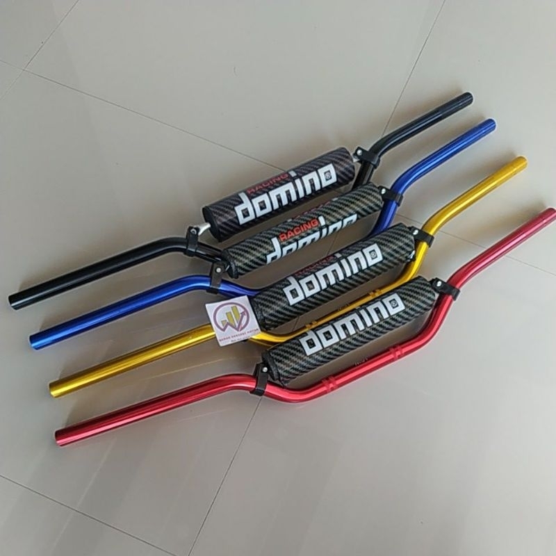 STANG STIR TRAIL TRABAS DOMINO RACING BAHAN CNC ALUMUNIUM ALLOY TEBAL 2 MM UNIVERSAL PNP VIXION CB15