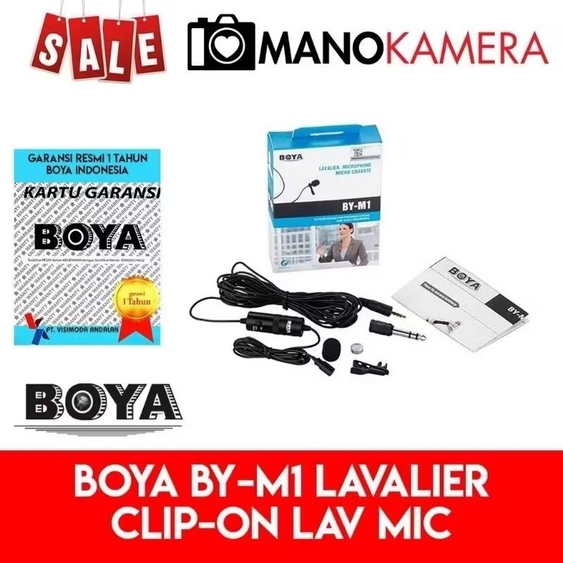 Mic BOYA Lavalier Clip On (Preloved)