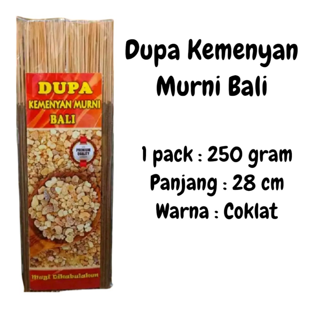 Dupa Kemenyan Murni Bali Kemasan 250 Gram