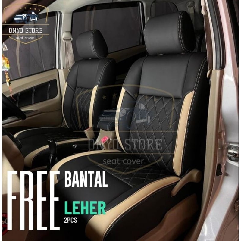 [Ready Stock] Sarung Jok Mobil Mitsubishi Pajero 2021 Full Set Dua Baris