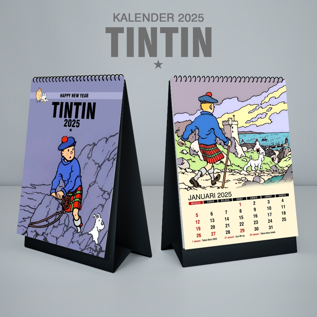 

Kalender Meja 2025 Tintin #1 (preorder)