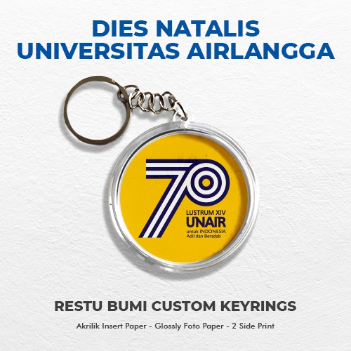 Gantungan Kunci Dies Natalis UNAIR Universitas Airlangga