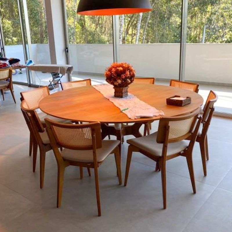 meja makan jati set kursi sofa