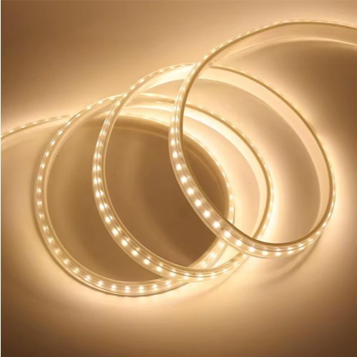 Lampu led selang Gel strip SMD 2835 3528 120 LED Mata Rapat flexible flex plafon Drop ceiling 220V I