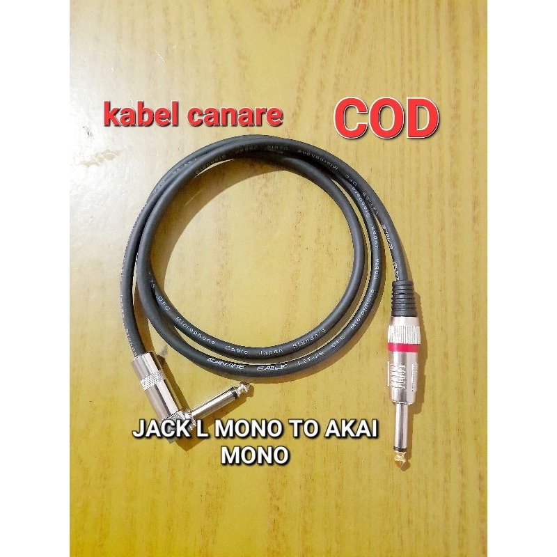 Kabel jack akai mono  lurus TO akai mono L