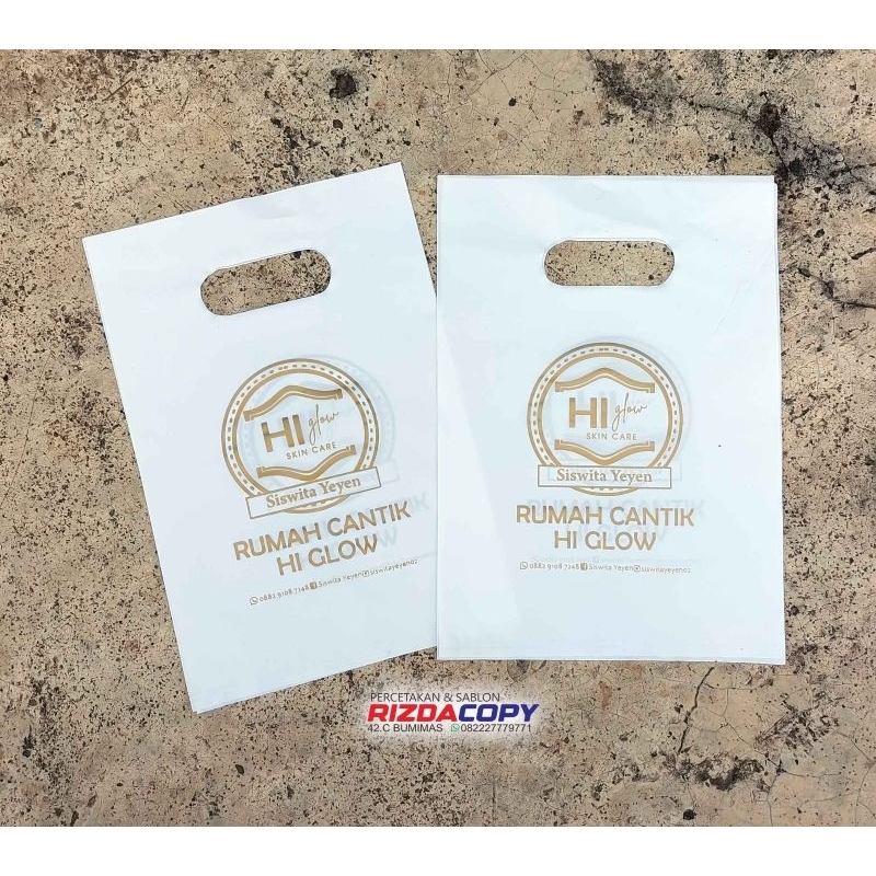 

SABLON PLASTIK OVAL CUSTOM || MURAH