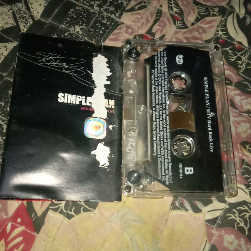 simple plan  live  kaset  pita