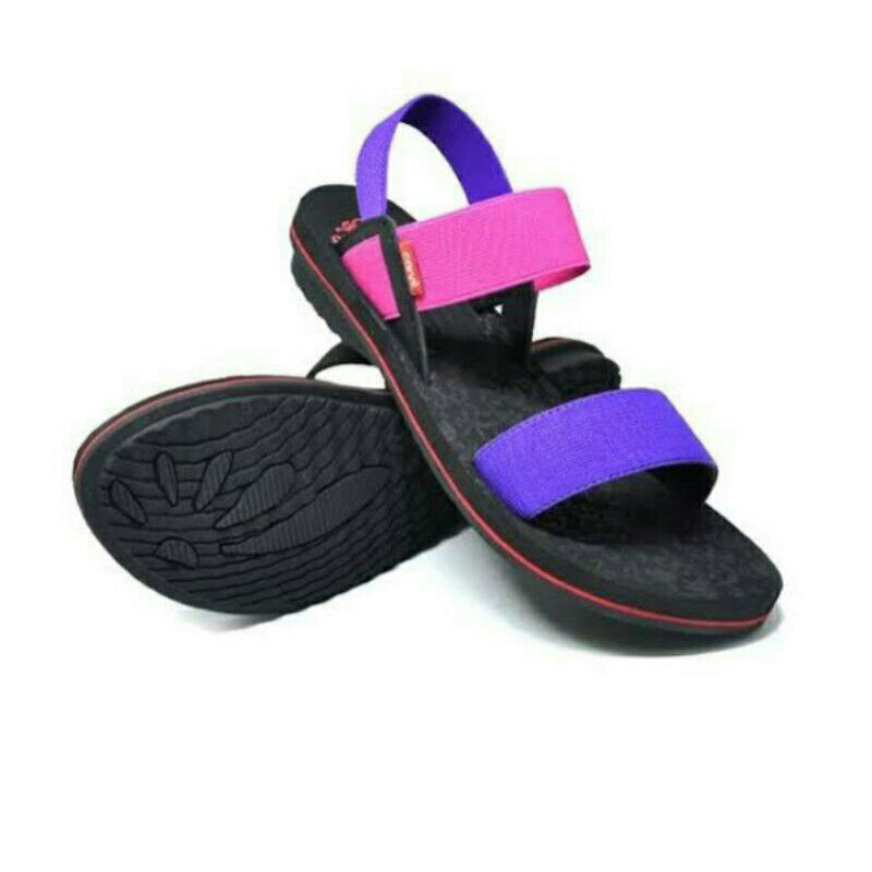 Sandal Carvil Wanita Dewasa Sandal Flat Tulip 01 Gl Sponge