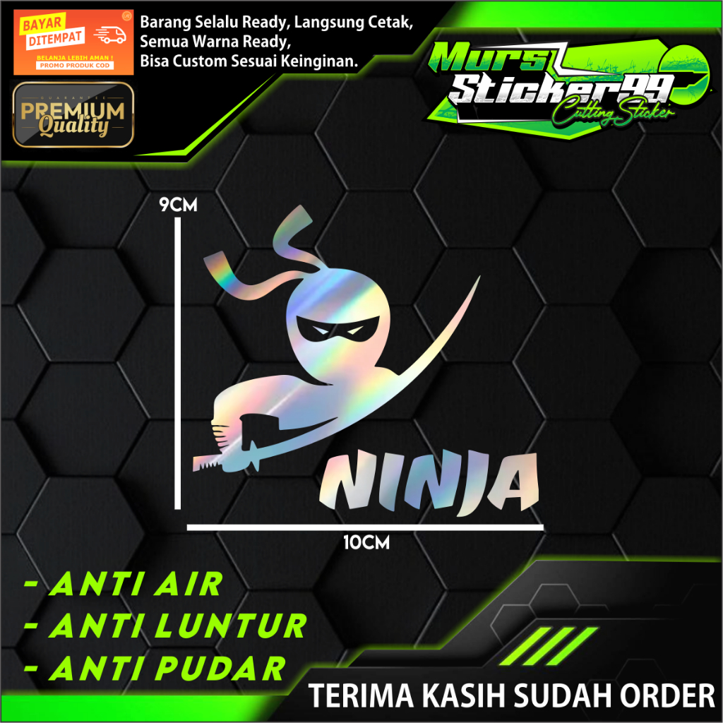 Sticker Cutting SI KECIL NINJA Cocok Untuk Motor Dan Mobil