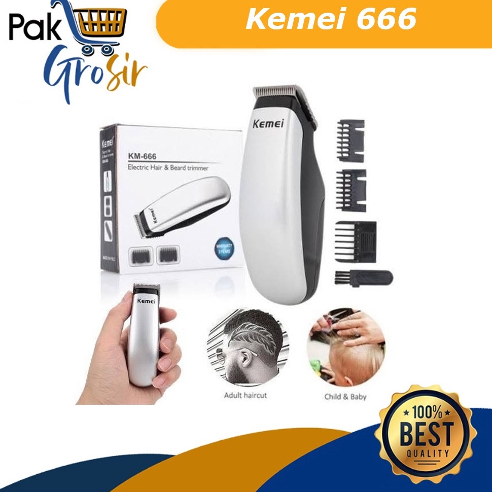 Bagus Banget Mesin Cukur Rambut Mini Alat Cukur Kumis Jenggot Kemei 666