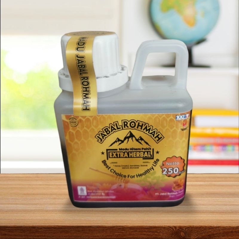 

Madu Hitam Pahit Ekstra Herbal Jabal Rohmah 250g Untuk Masalah Persendian - Asam Urat