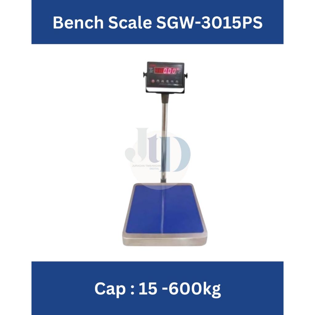 Timbangan Duduk Digital SGW-3015PS 15kg 75Kg 150Kg 200Kg 300Kg 500Kg 600kg Juragan Timbangan Digital