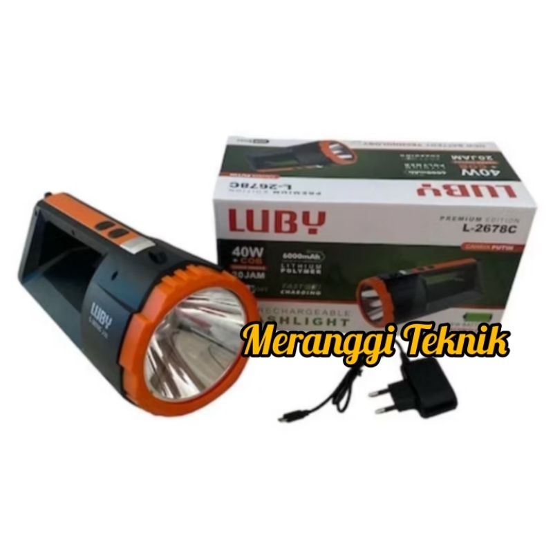 id2577 Senter Luby 40 watt L 2678 C senter cas rechargeable