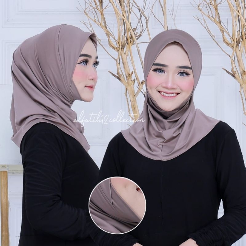 Hijab Dagu Malaysia / Jilbab Sport Dagu Malaysia / Bergo Sport Dagu Malaysia