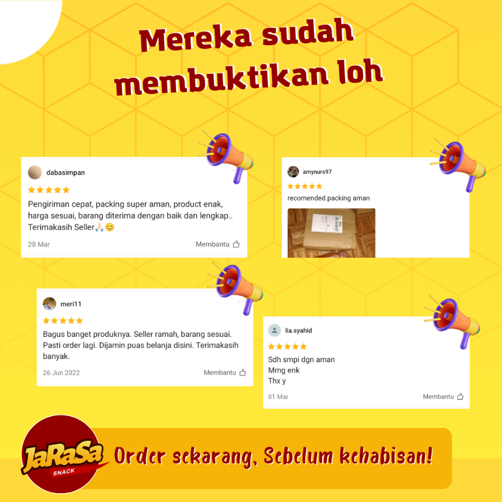 

Sekar_Shop07 Emping Jagung Geprek Original 1Kg Cemilan Snack