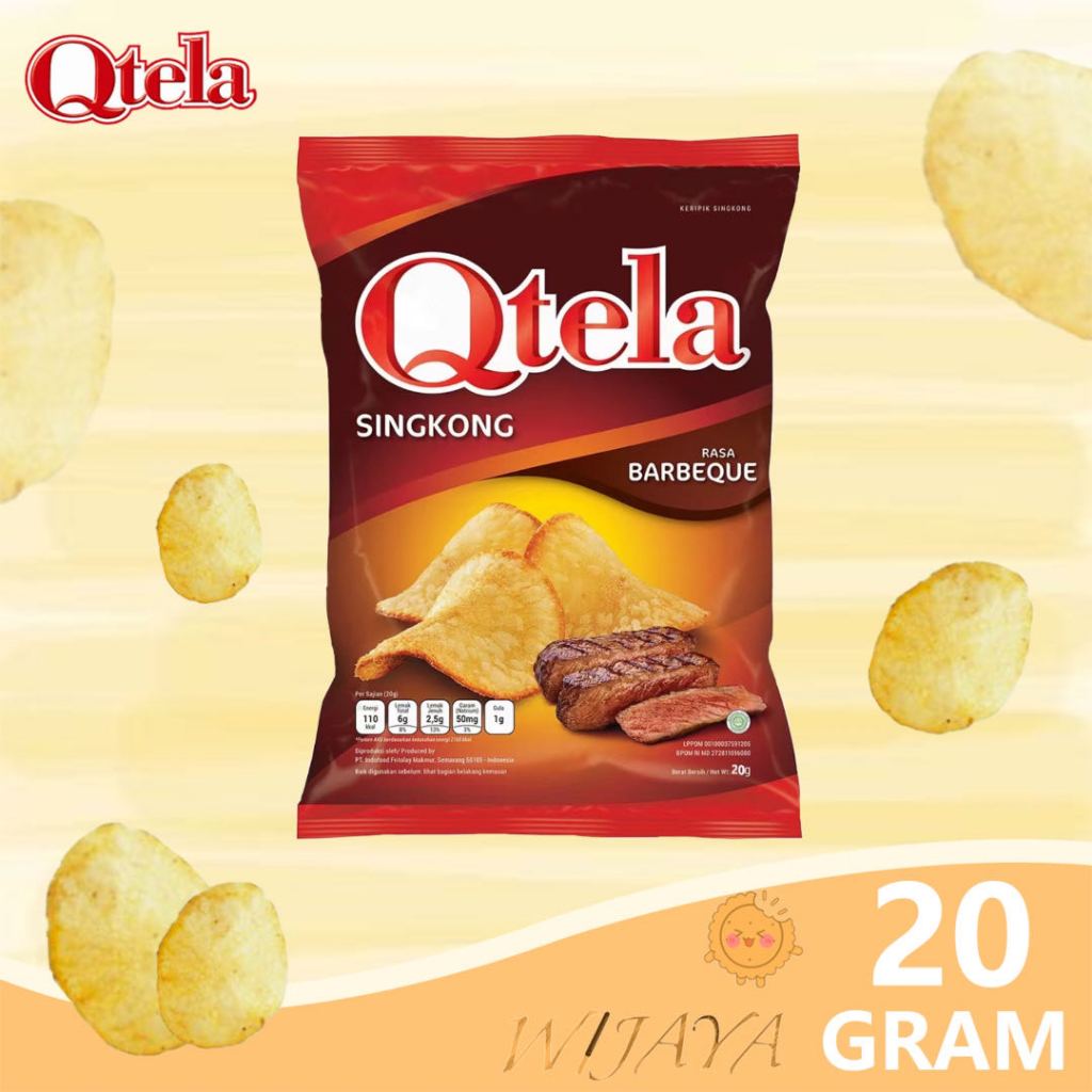 

Qtela Singkong Barbeque 20Gr - 10Pcs