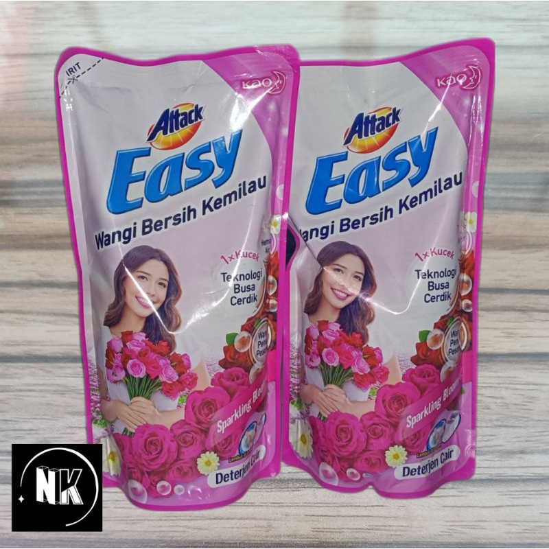attack easy deterjen cair 750ml