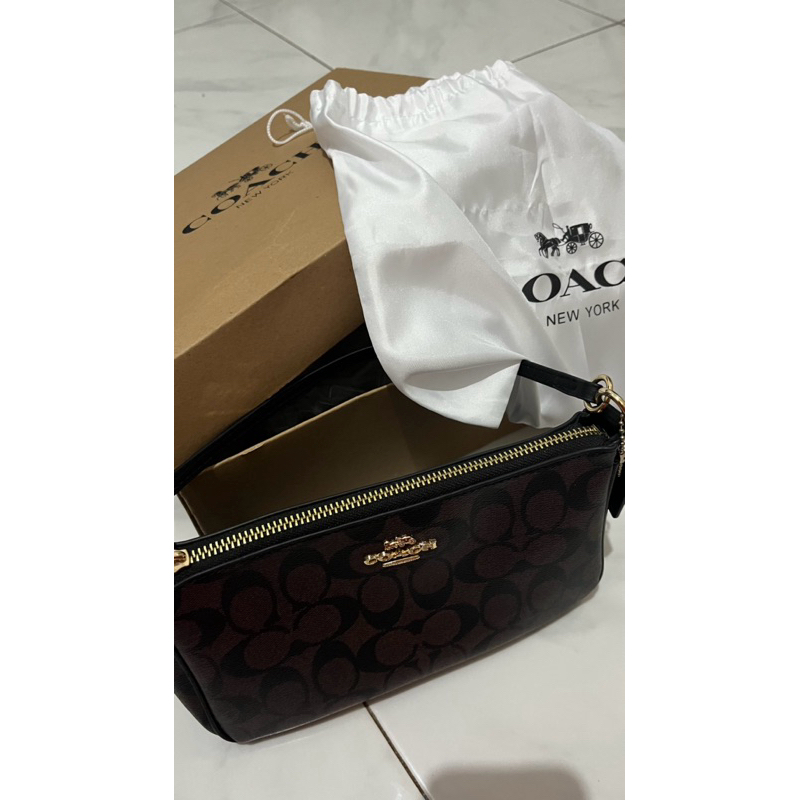 preloved coach top handle bag