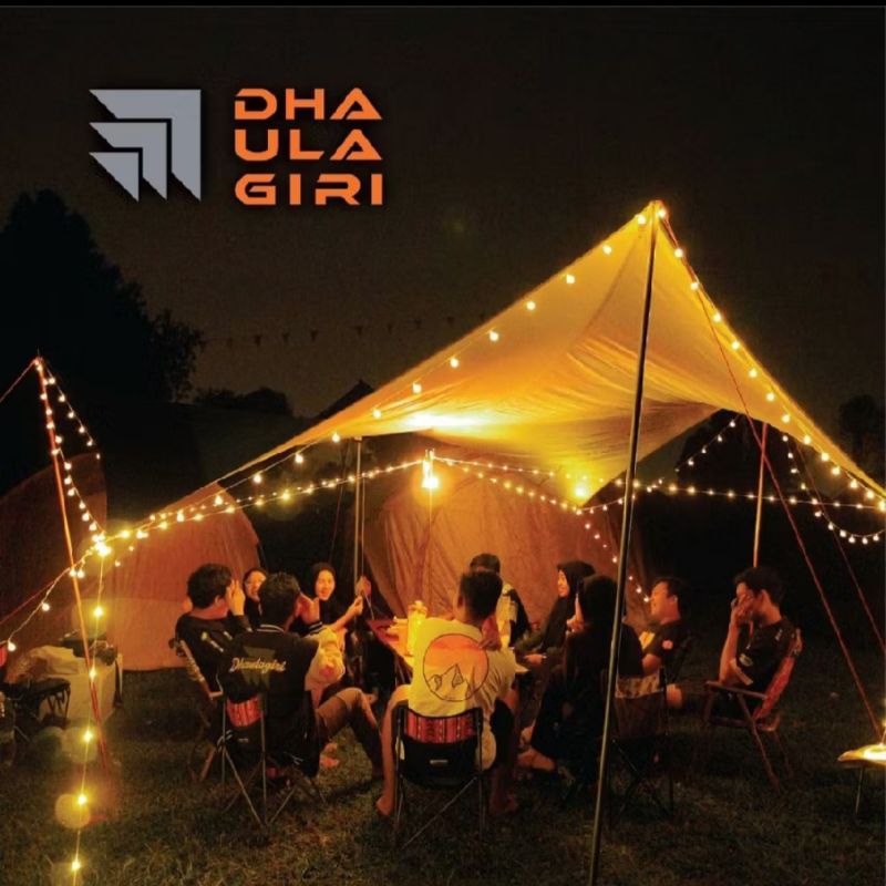 Lampu hias camping Dhaulagiri Multifunction LED Roll 10 meter / lampu Tumbler pesta panggung