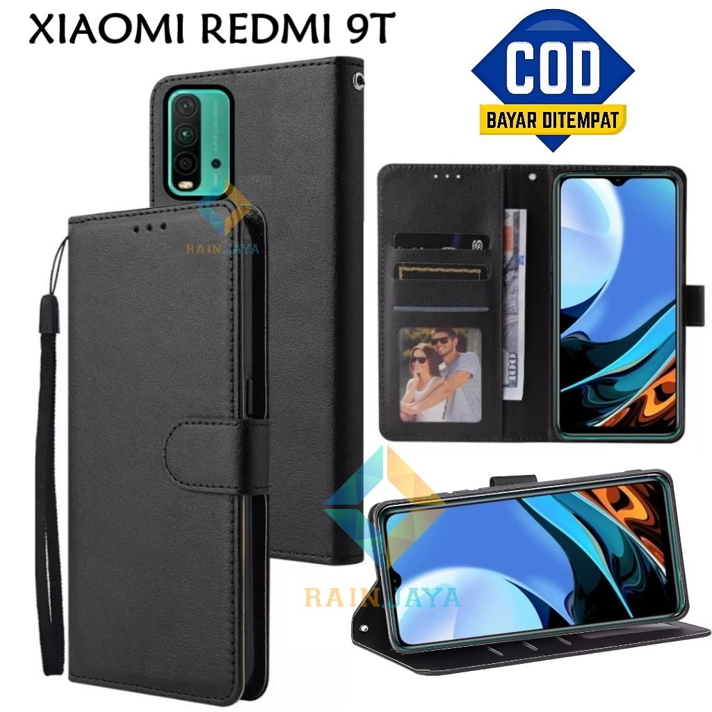 Flip Case XIAOMI REDMI 9T Leather Case Premium Flip Cover Wallet
