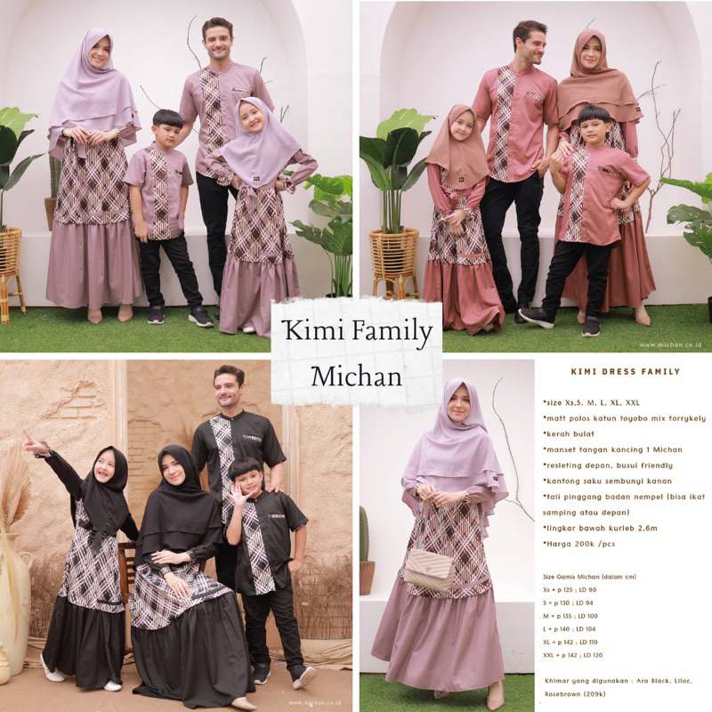 MICHAN - KIMI FAMILY SERIES SARIMBIT MICHAN / SARIMBIT KELUARGA / Original Michan  - COUPLE Ied Seri